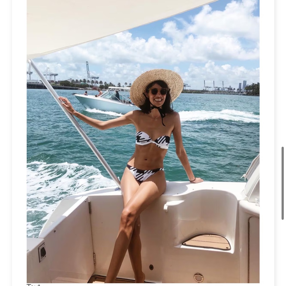 Onia Houndstooth Bikini set